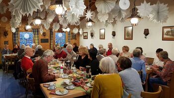 Weihnachtsfeier im Wanderheim