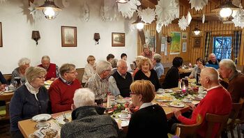 Weihnachtsfeier im Wanderheim